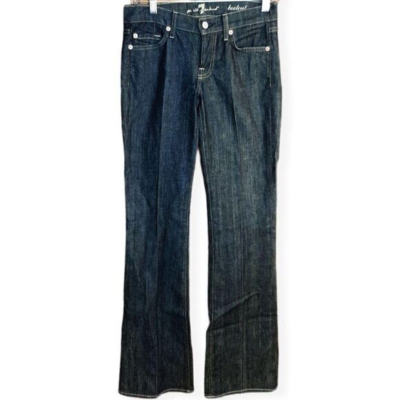 7 For All Mankind Bootcut Jeans Dark Wash sz 25 - Picture 1 of 5